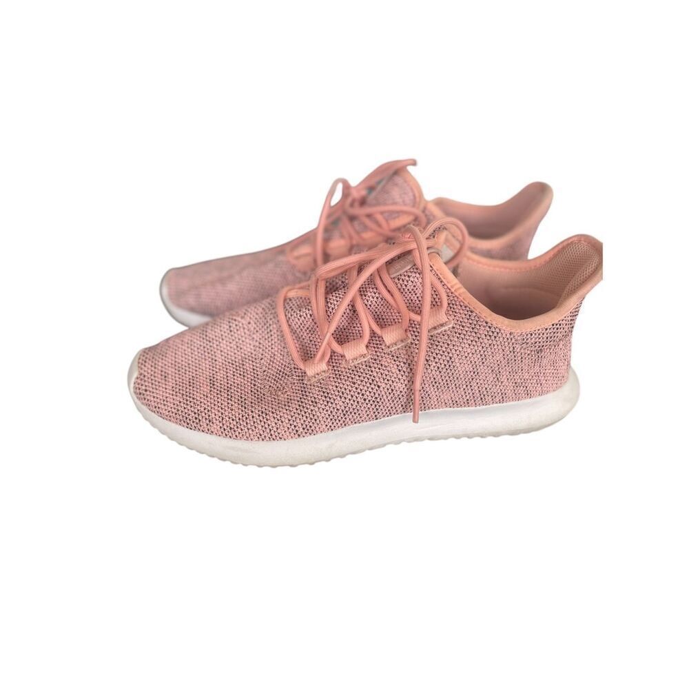 Adidas Tubular Shadow Knit Sneakers 10.5 Pink/ salmon/ White